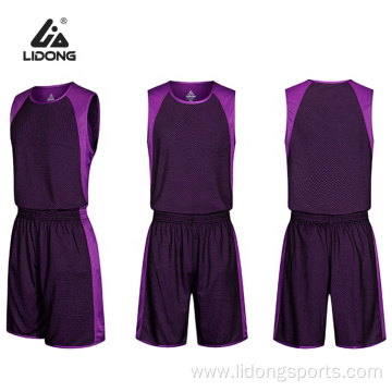 Wholesale Breathable Sport Basketball Jersey Set